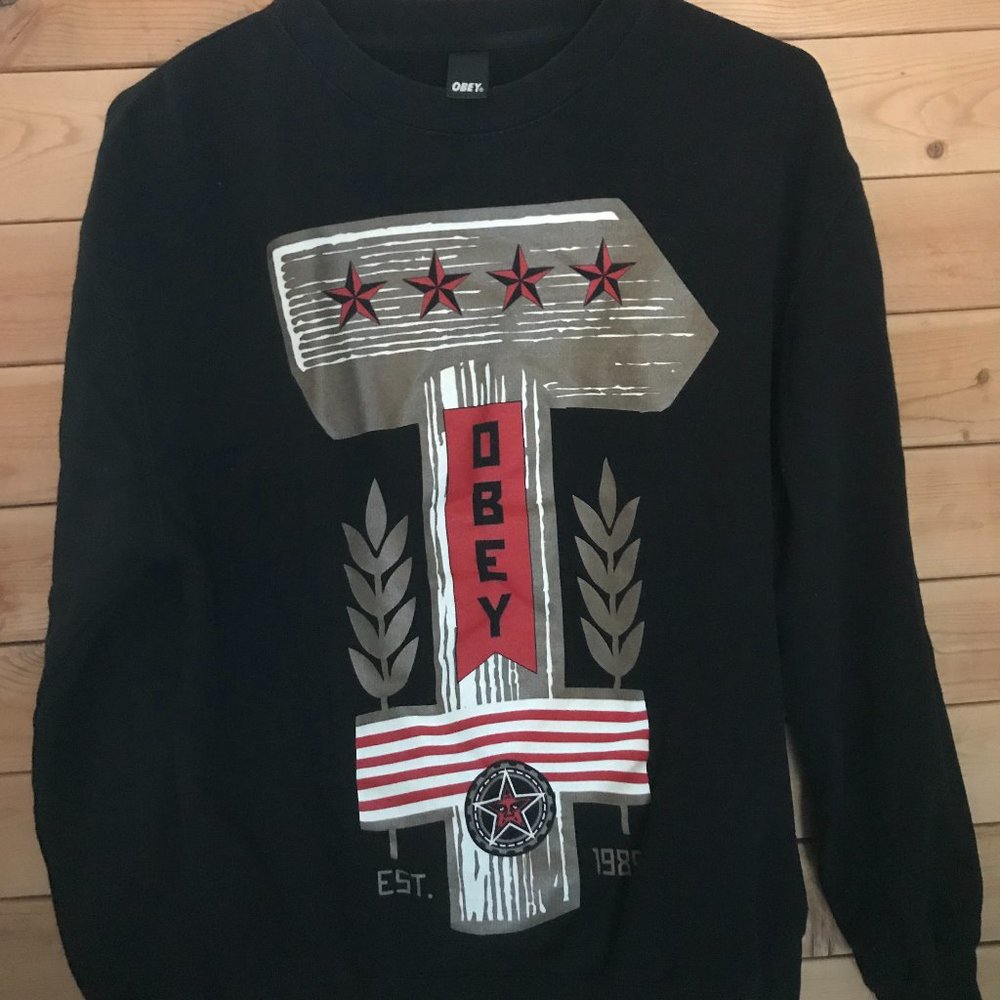 Obey 1989 Sweatshirt Long Sleeve